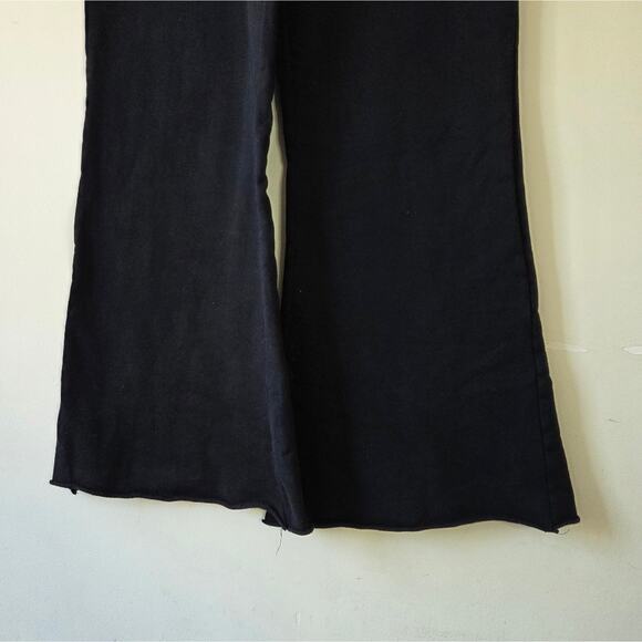 ABRA Clothing Oversized Sweat Pants Flare Raw Hem Small - Picture 2 of 6